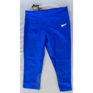 Nike Power Epic Lux Capri Leggings, Pants With Mesh Women's Size M EUC!